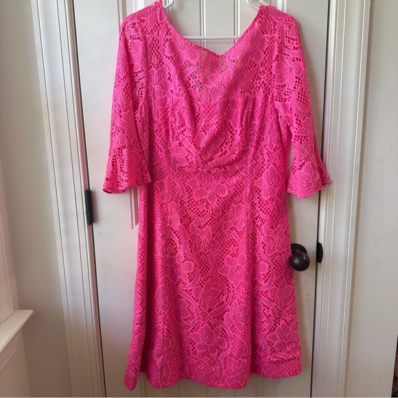 NEW with tags Lilly Pulitzer Allyson Dress Pink Lace Size 10 - Picture 4 of 8